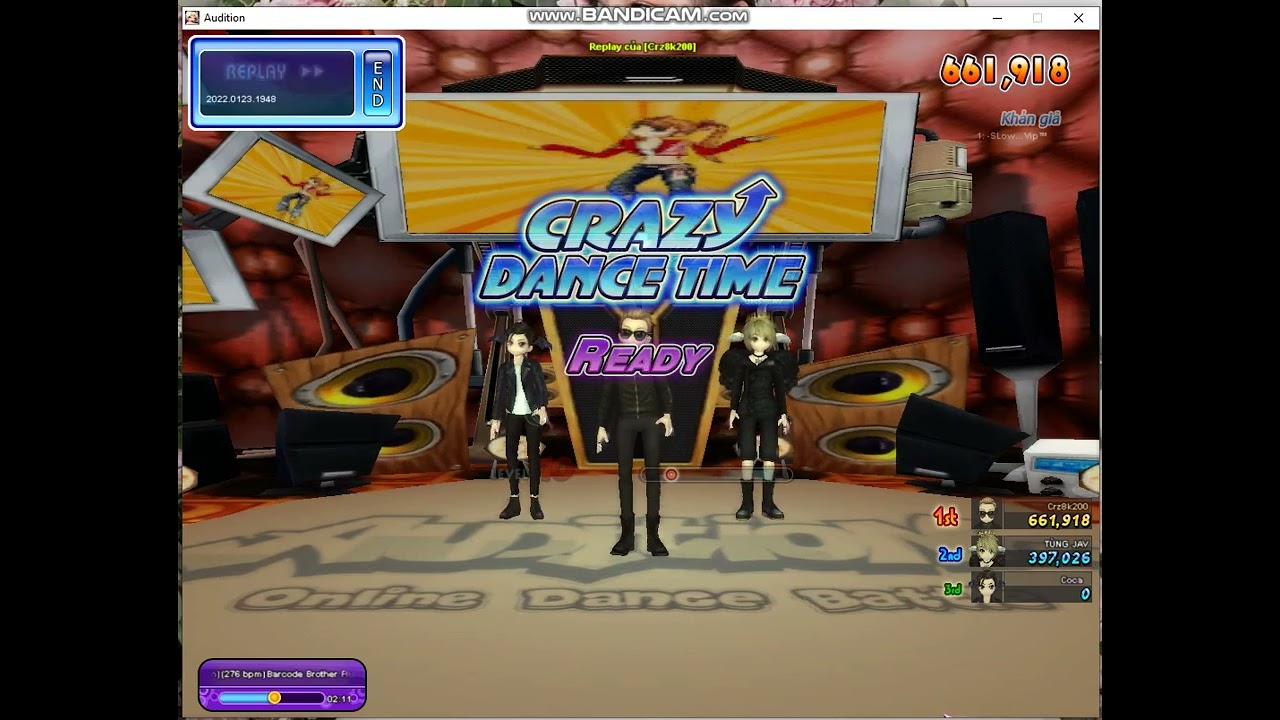 Audition Crazy 8k x2 - Flute - 276 Bpm  ( Crazy8k200 )