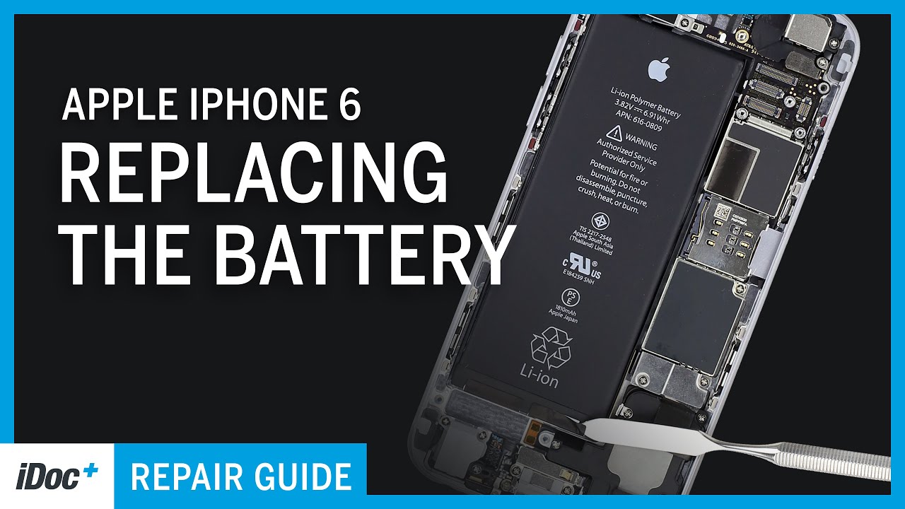 iPhone 6 &ndash; Battery replacement [including reassembly]