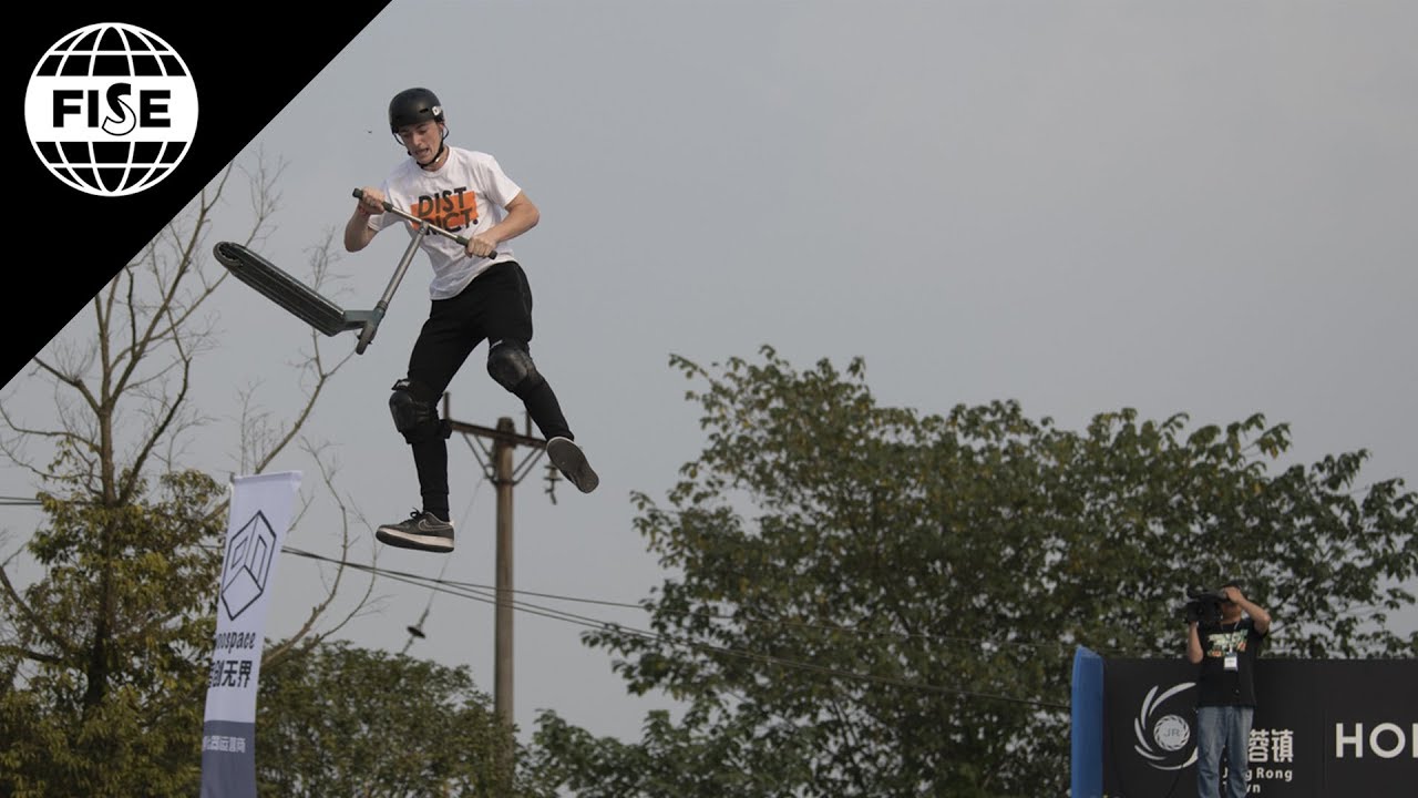 Jamie Hull 3rd Place - Scooter Pro Final | FISE World Series Chengdu 2018