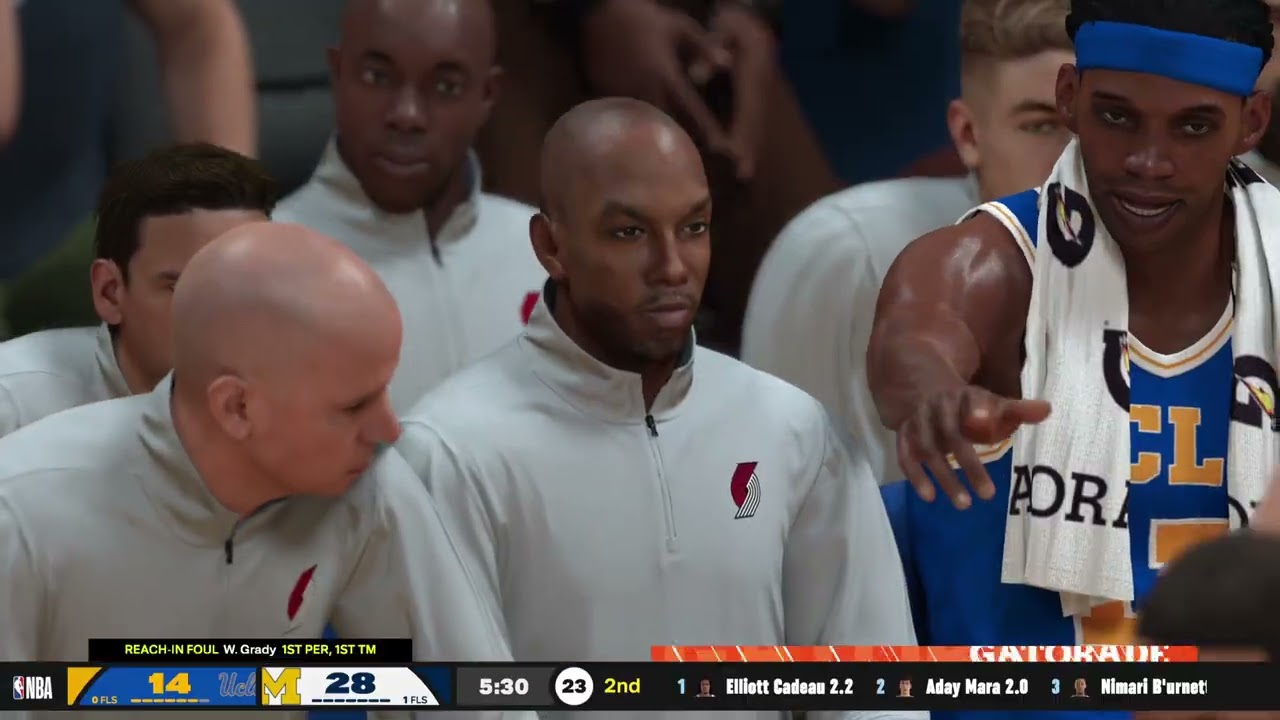 NBA 2K26 Michigan Dynasty S1 E3: Game 2 vs UCLA