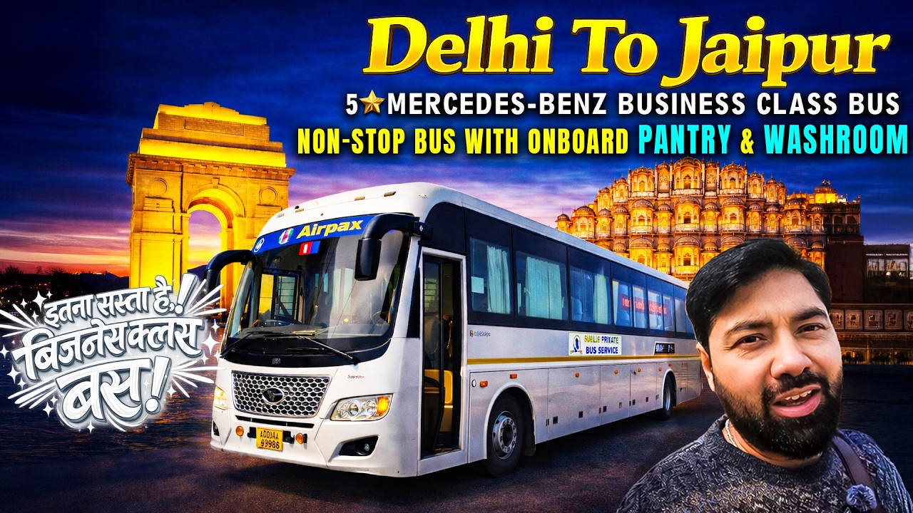 Delhi To Jaipur by Bus/ Delhi To Jaipur Business Class Bus/Delhi -Jaipur Airpax Bus/ Delhi To Jaipur