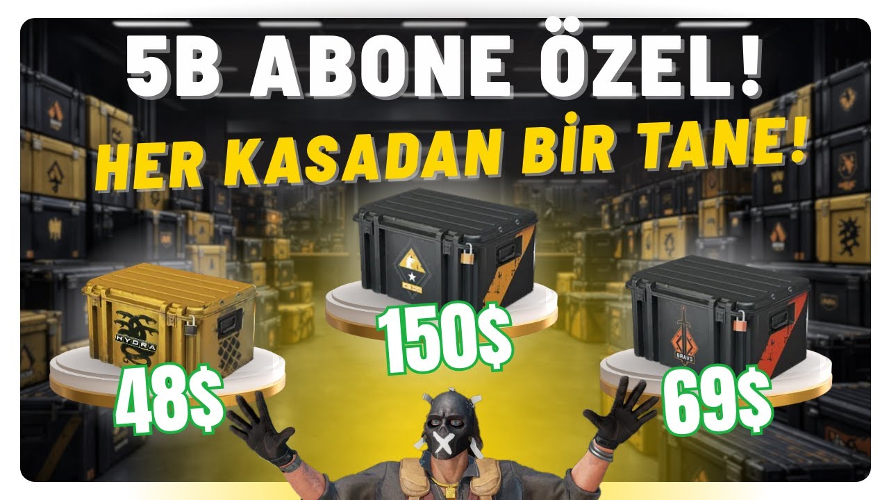 Şimdiye Kadarki EN BÜYÜK! Kasa Açılımını Yaptım! (5 Bin Abone Özel!) | CS2 Kasa Açılımı!