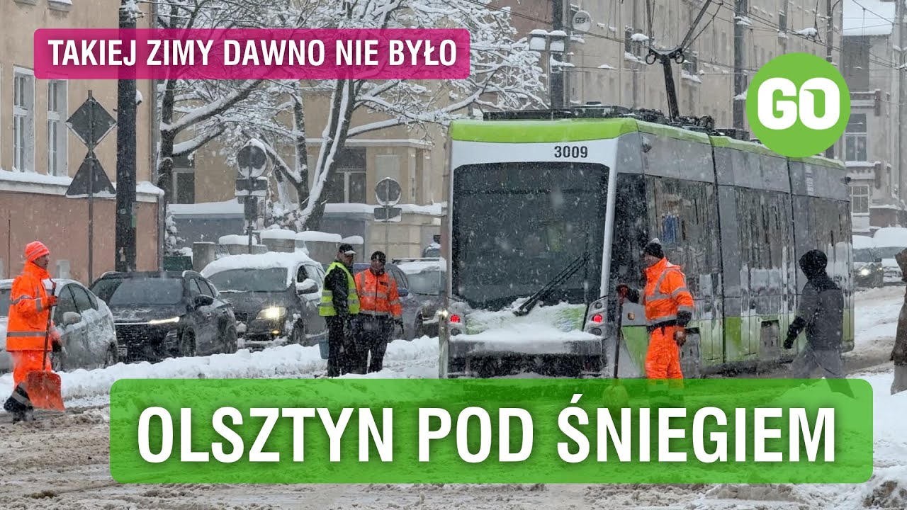 Zasypany śniegiem Olsztyn | Rekordowe opady | Zimowy spacer po mieście | Ostatni dzień roku