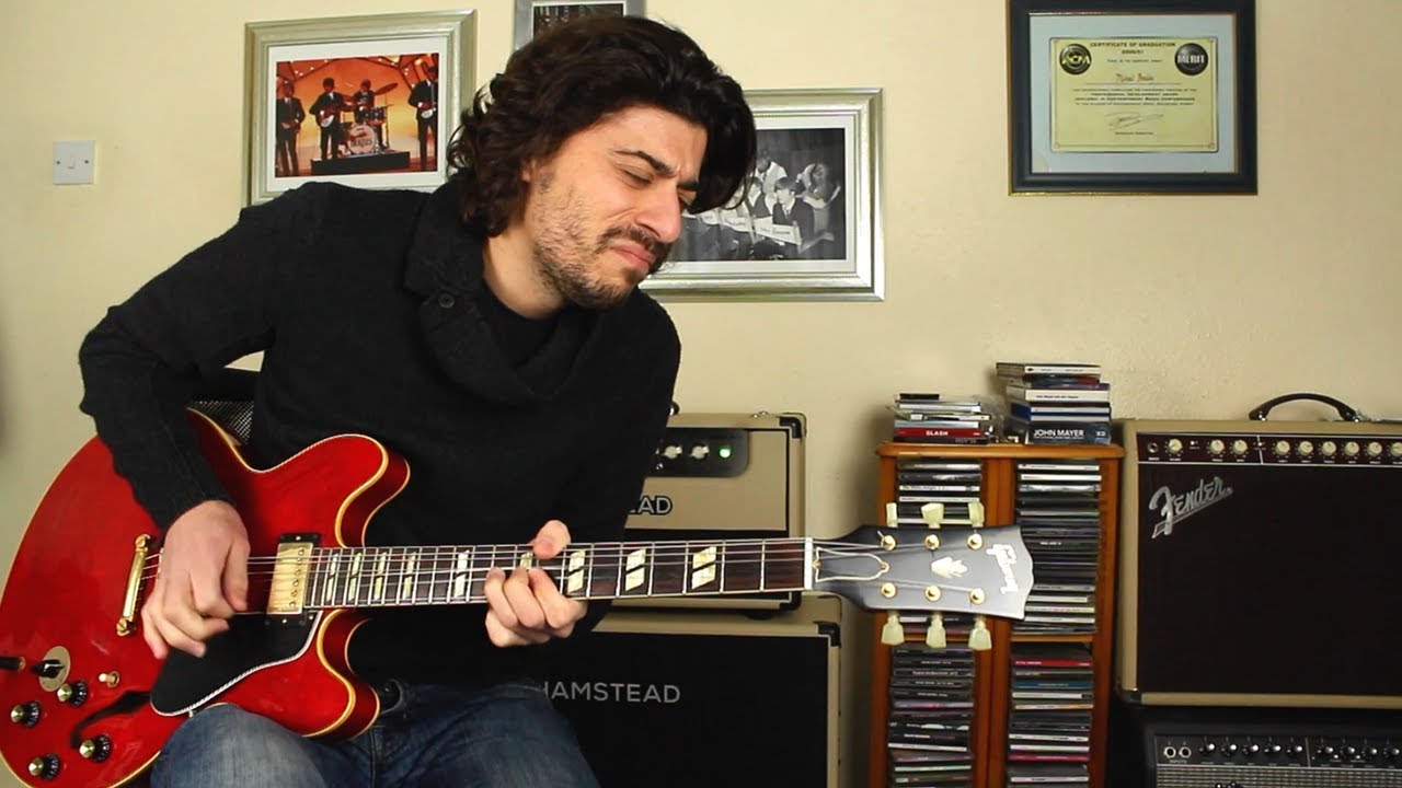 It's a Gibson ES- 345 thing