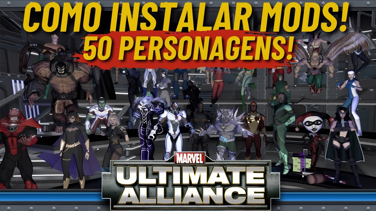 COMO INSTALAR MODS EM MARVEL ULTIMATE ALLIANCE! + JOGO BASE EM 2025!