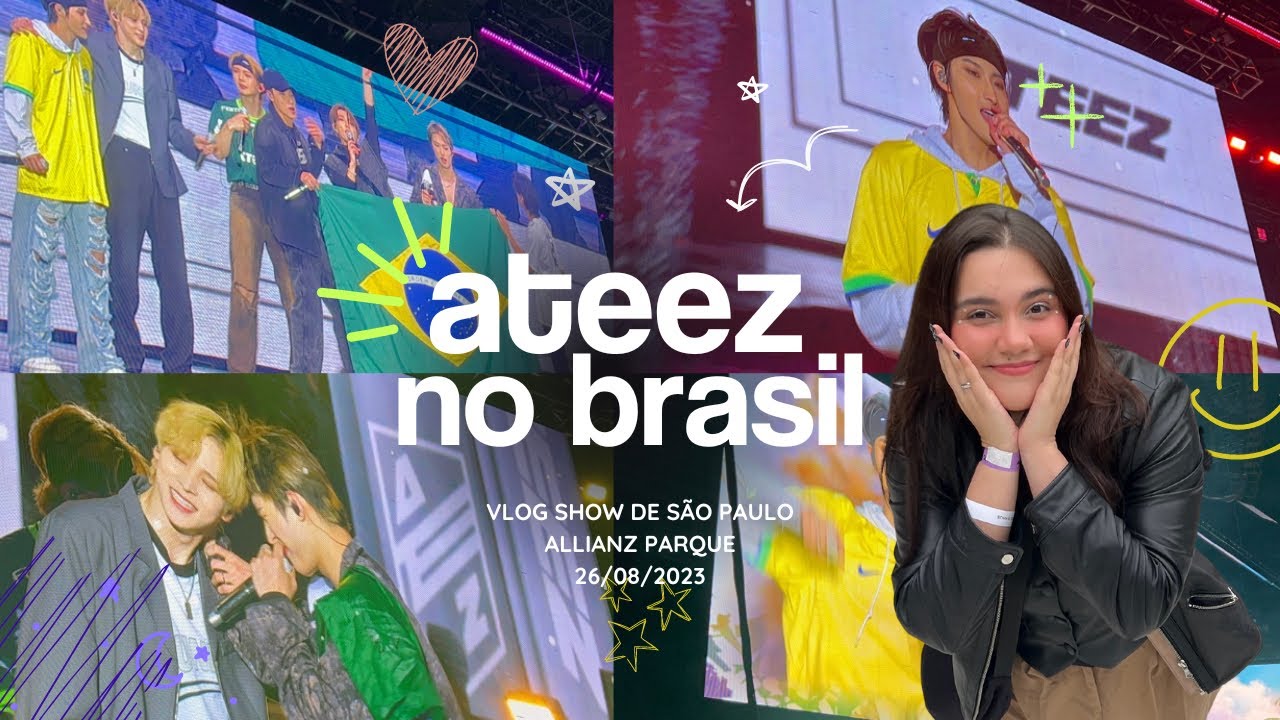 ATEEZ NO BRASIL - VLOG DO SHOW EM SÃO PAULO