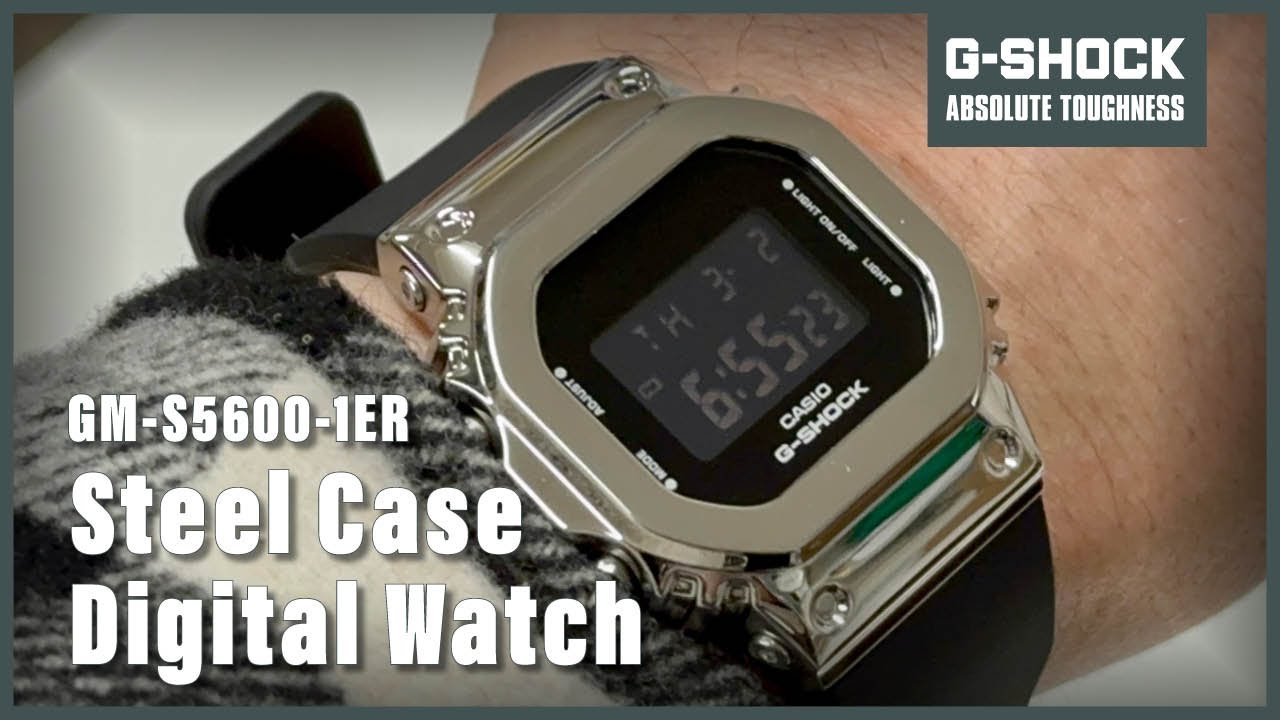 Unboxing Casio G-Shock GM-S5600-1ER