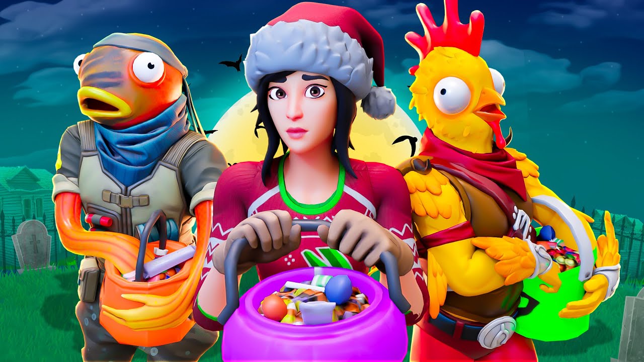 Halloween but it's in Fortnite...