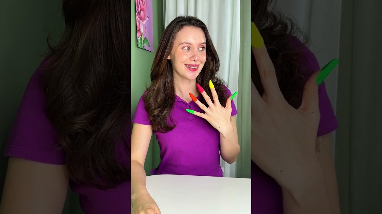 LEARNING TO CUT NAILS! 💅🎨 Mom&rsquo;s Clever Craft to Teach Nail Safety! #shorts