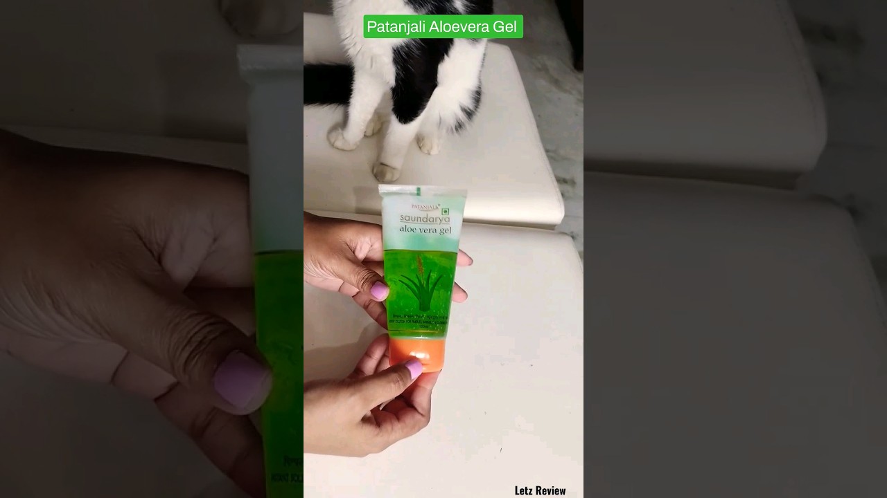 Patanjali Aloevera Gel from Amazon 🤩 #trending #review #new #youtubeshorts #viral #amazon #shorts
