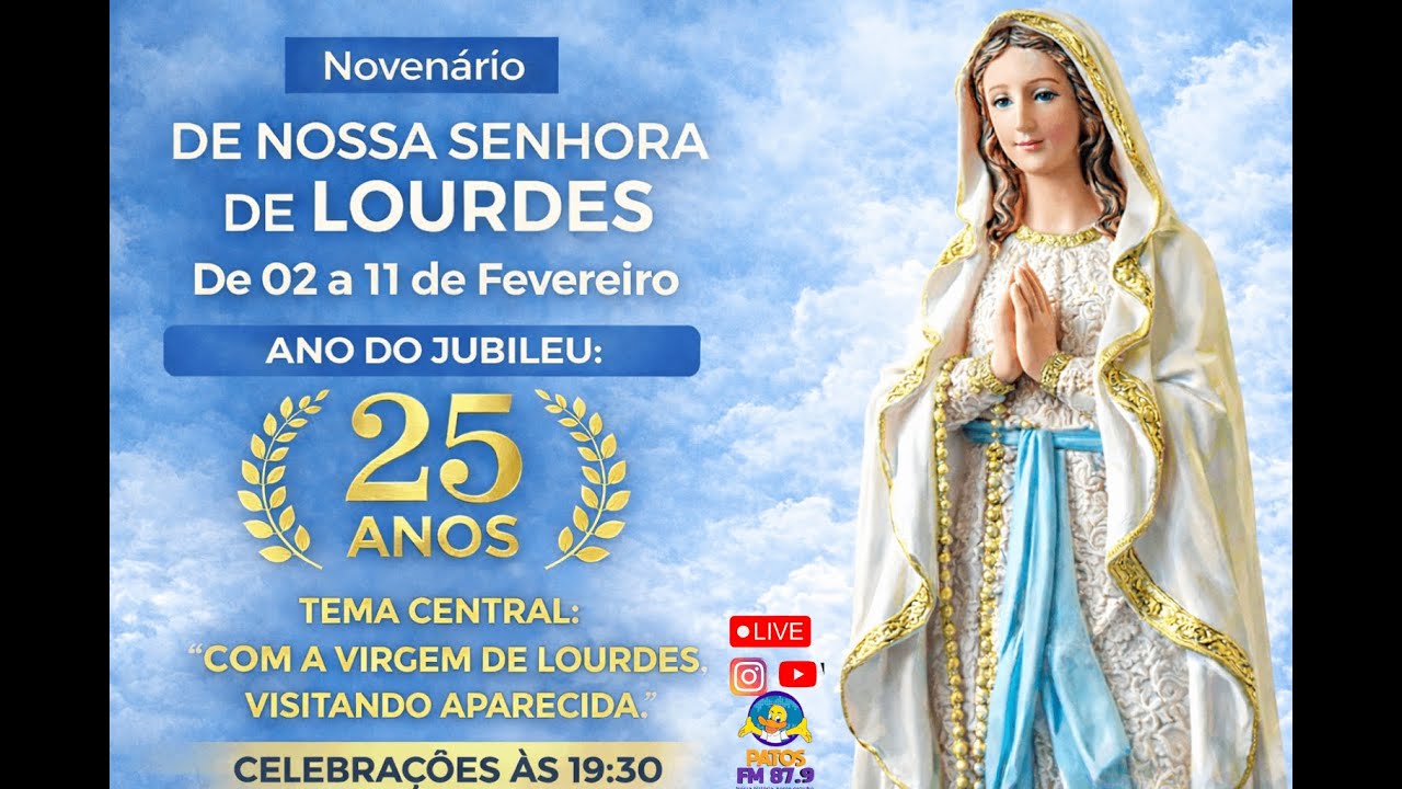 MISSA SOLENE EM LOUVOR  A  NOSSA SENHORA DE LOURDES