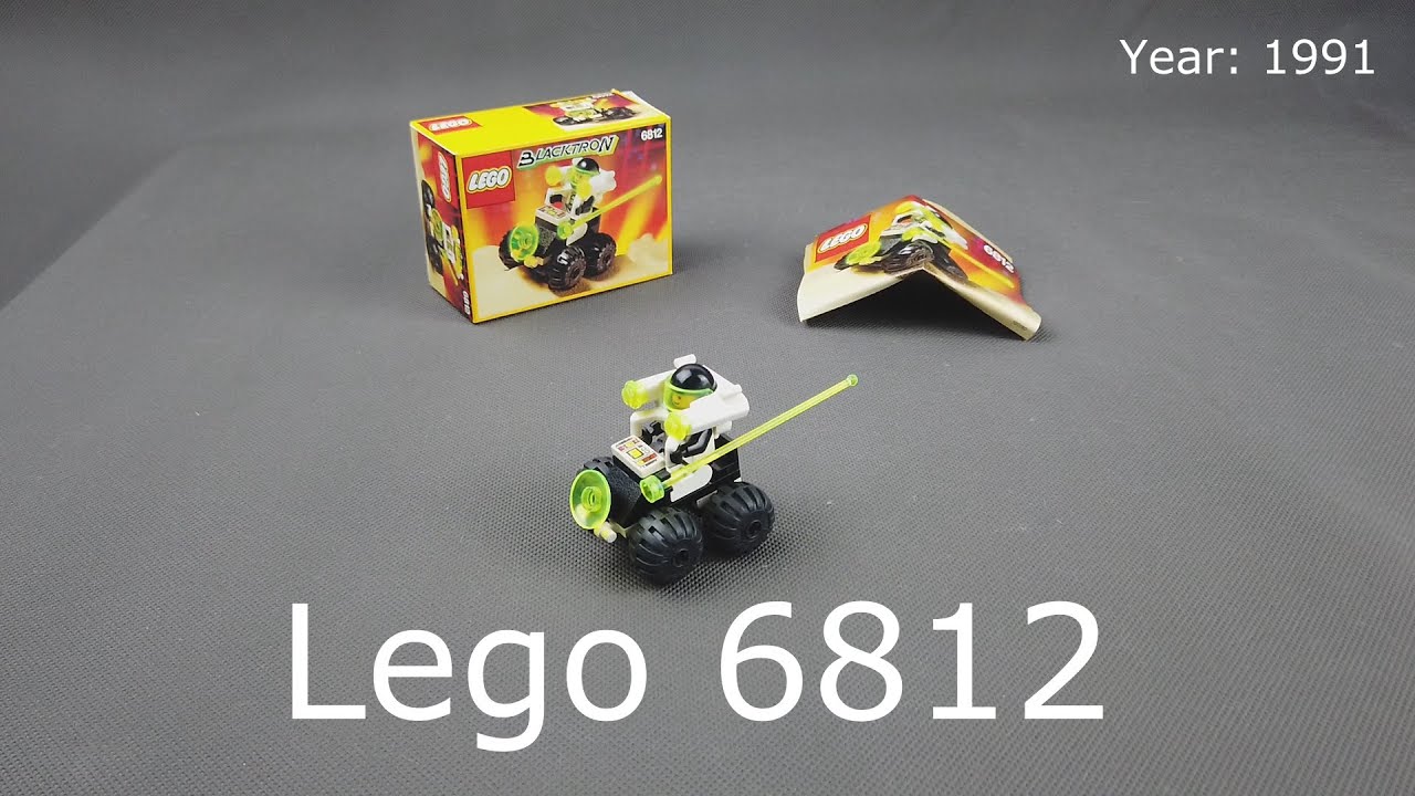 Lego 6812 Blacktron 2 Grid Trekkor from 1991! set 6812 - all alternative buildings
