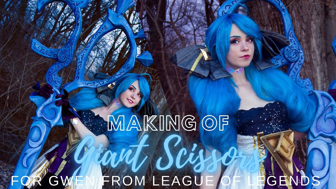 Snip snip but my crafting skill is non-existent... [Giant Scissors for Gwen from League of Legends]