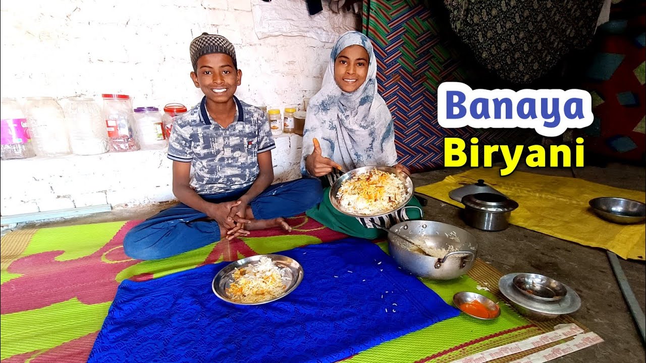 Bhai aur Maine banaya biryani