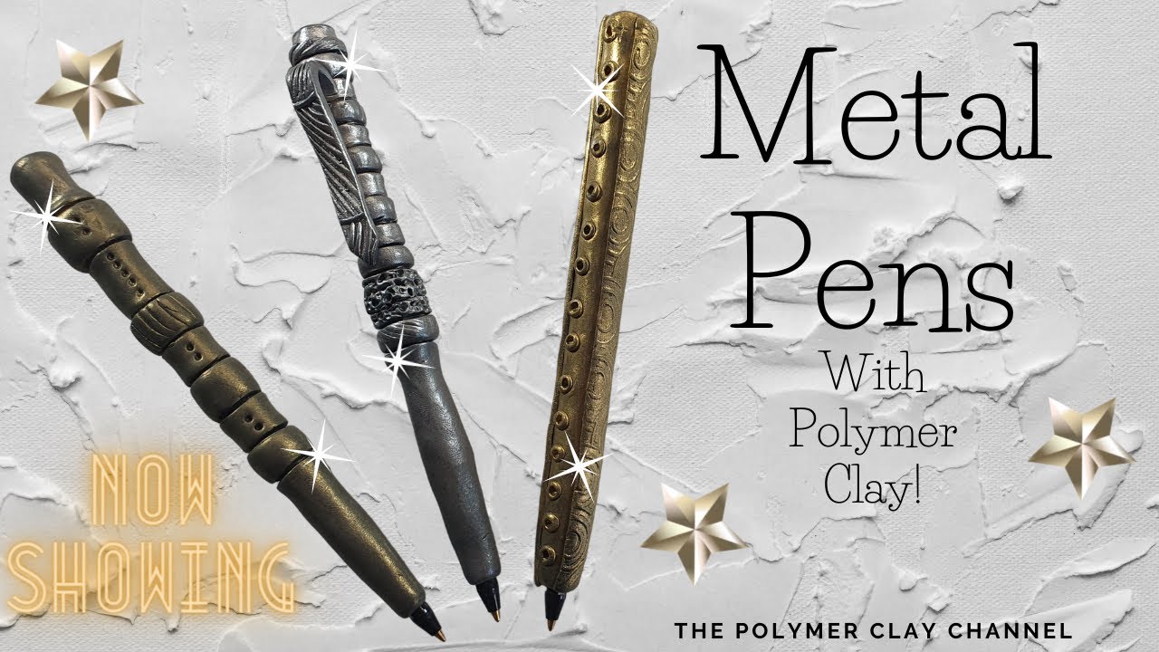 HOW TO: Make POLYMER CLAY PENS! #pen #polymerclay #polymerclayartist