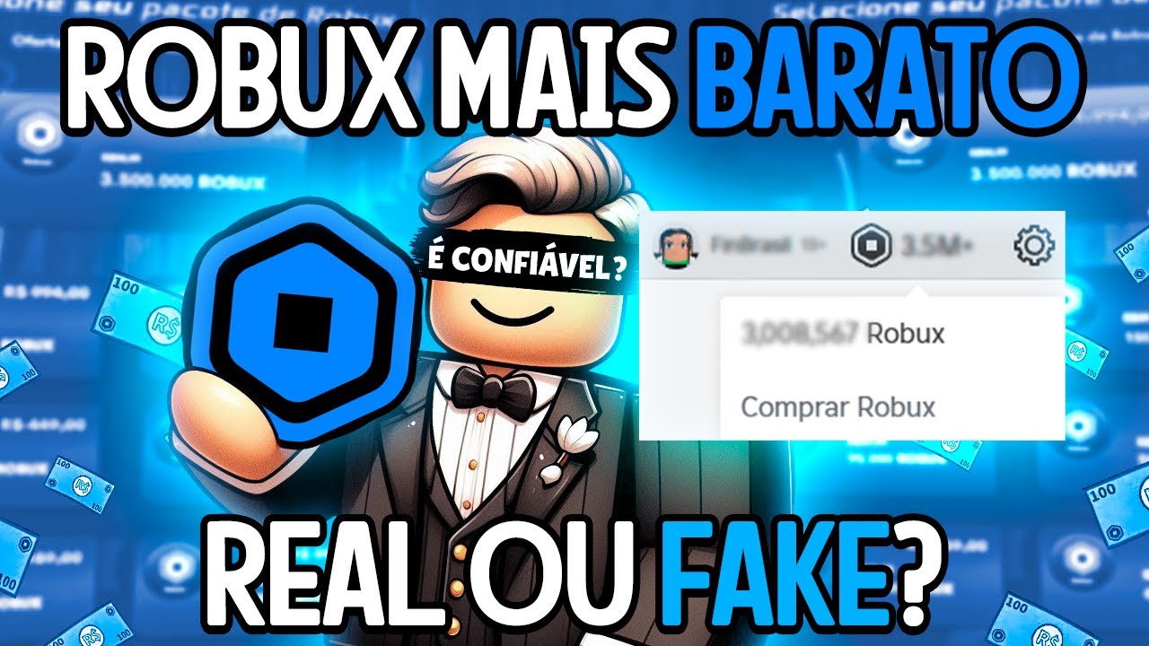 COMO COMPRAR ROBUX MAIS BARATO - NOVO SITE REVELADO - CONFIÁVEL OU FARSA? EXPONDO TUDO!