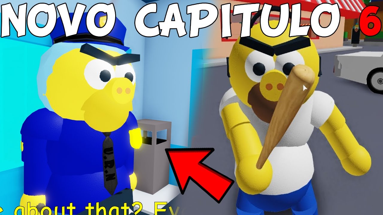 NOVO CAPITULO 6! ESTAMOS EM UMA DELEGACIA CHEIA DE PIGGYSONS!! - Roblox The Piggysons - NightExtreme