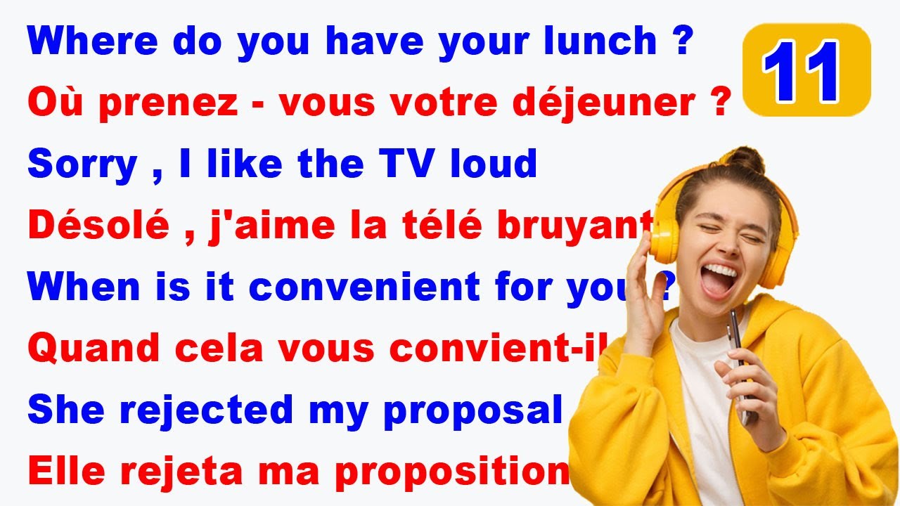 Mini exercices de conversation et d'écoute en Anglais #10