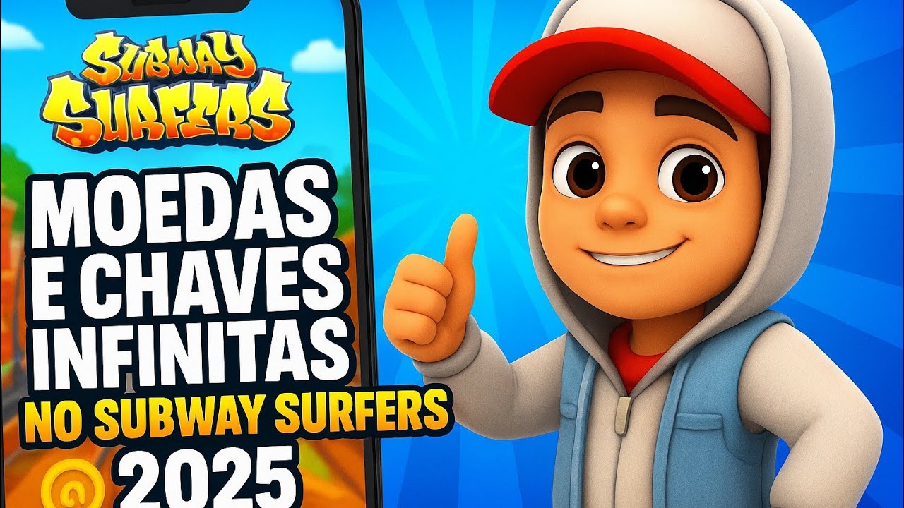 🔥 COMO TER MOEDAS E CHAVES INFINITAS NO SUBWAY SURFERS 2025 🚀 (FÁCIL E RÁPIDO)