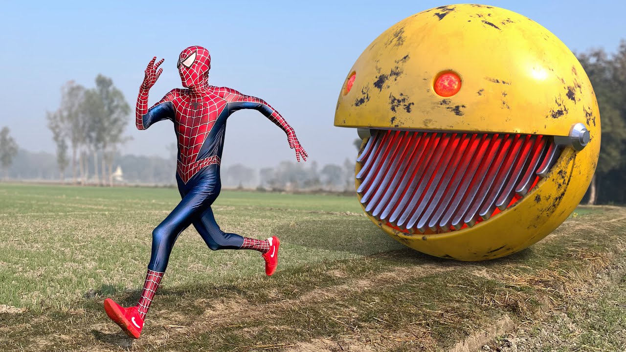 SPIDERMAN vs PACMAN IN REAL LIFE #1 | Compilation Video 2025 | 