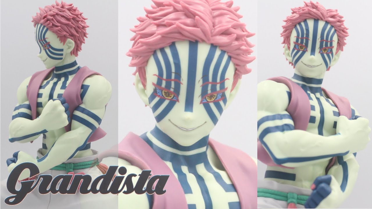 ハイクオリティ猗窩座フィギュア開封紹介!! アニメ「鬼滅の刃」 Grandista-AKAZA-　＆VIBRATION STARS、鬼ノ装猗窩座