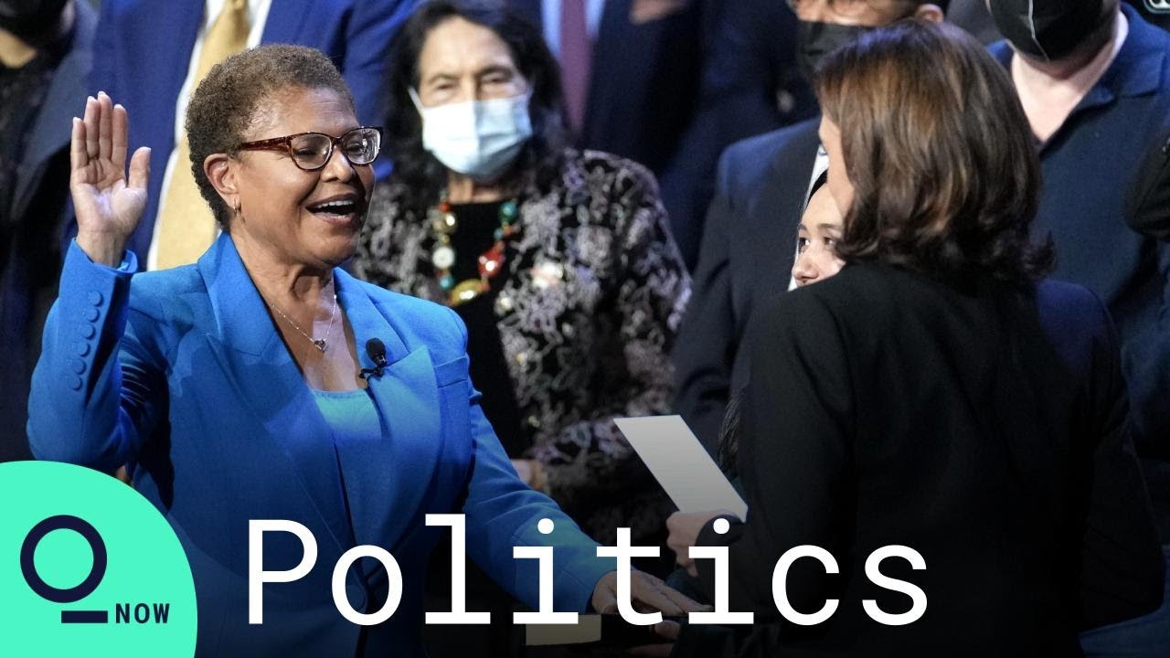 Karen Bass Sworn In as Los Angeles’ First Female Mayor