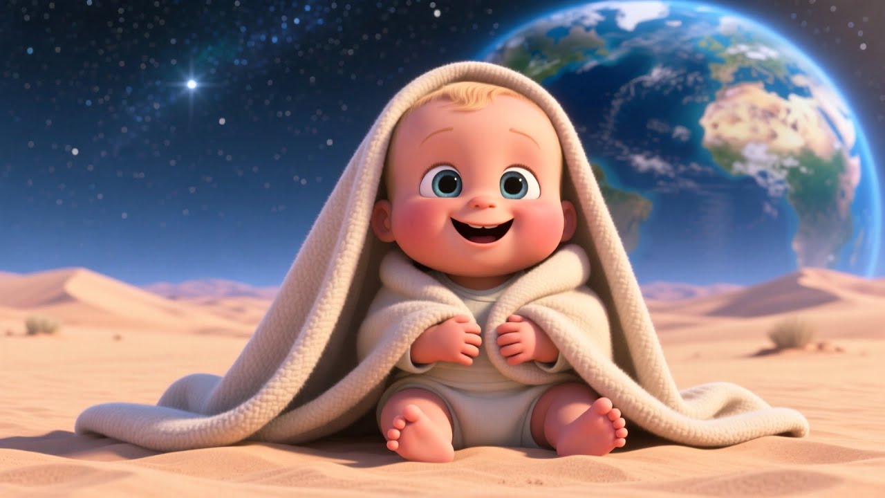 Stars Shining Over Desert Baby 🌟👶 | Fun Learning for Kids | ABC & 123 Preschool Adventure