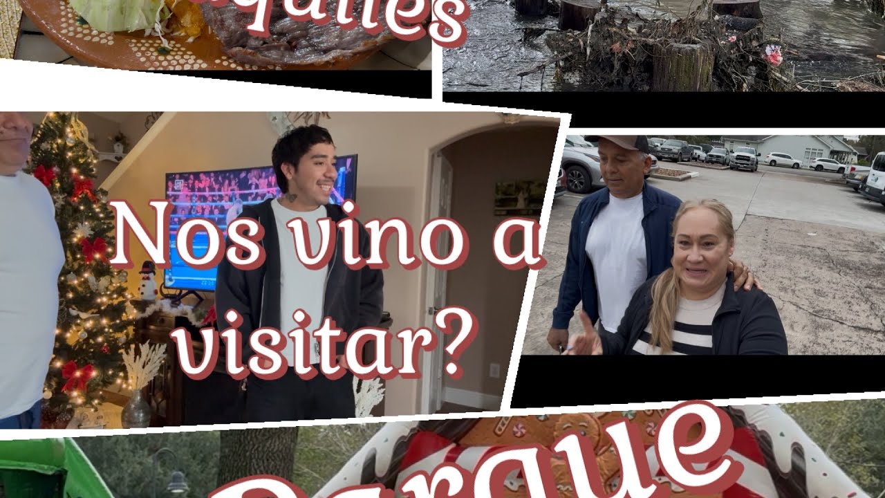 Y nos vino a visitar? ⁉️Hice chilaquiles 😋y fuimos al parque, a caminar, ￼me dijeron ‼️tortuga 😒￼￼