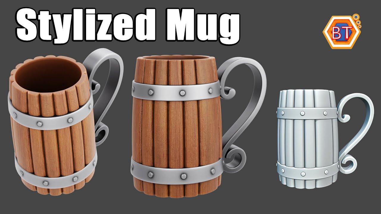 Blender 2.83 _ Stylized Mug