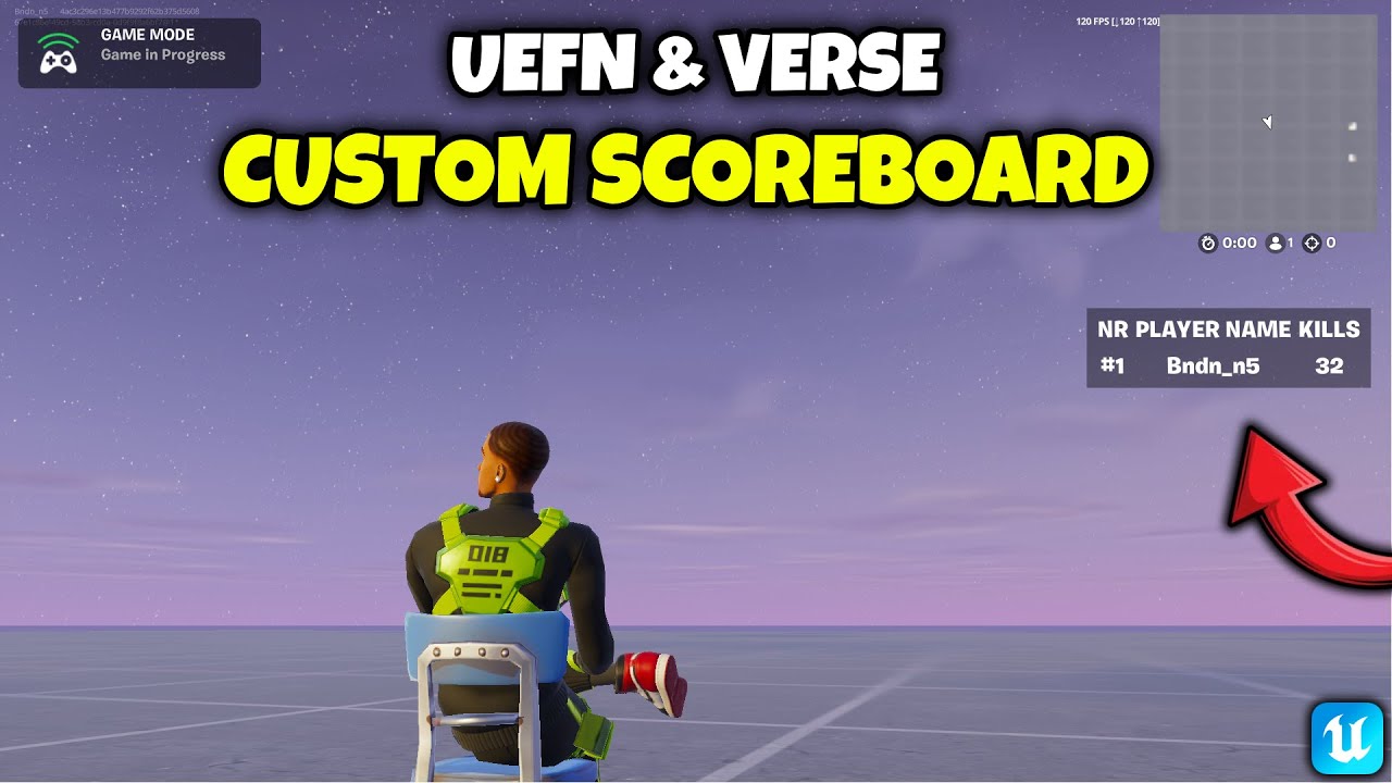 Как создать пользовательское табло в UEFN и Versus