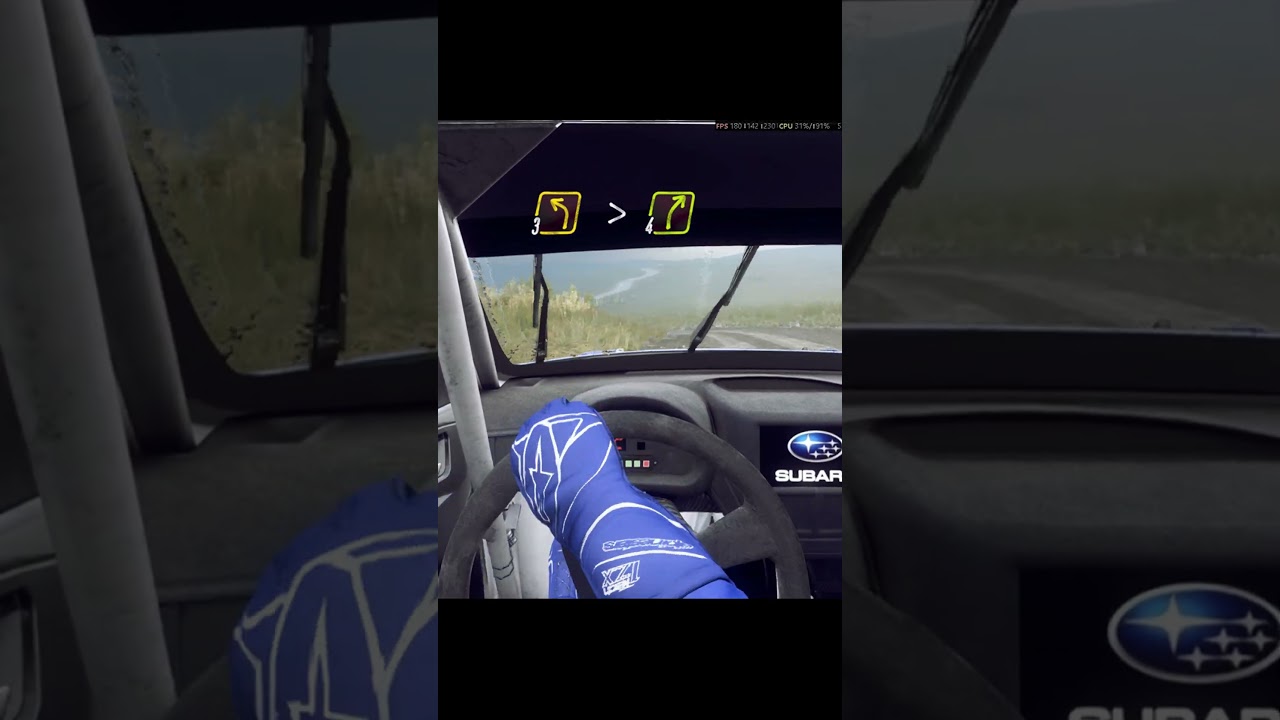Subaru Impreza Уэльс, дождь, этап 1 