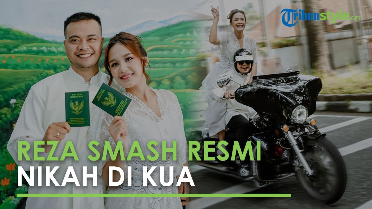 Reza SMASH Resmi Menikah dengan Santi Febrianti, Pernikahan Sederhana tapi Penuh Gaya!