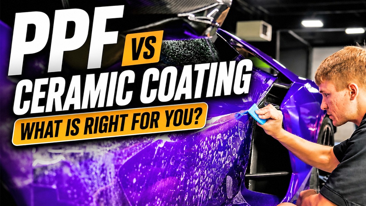 Paint Protection Film vs. Ceramic Coatings: Which One Is Right for Your Car?