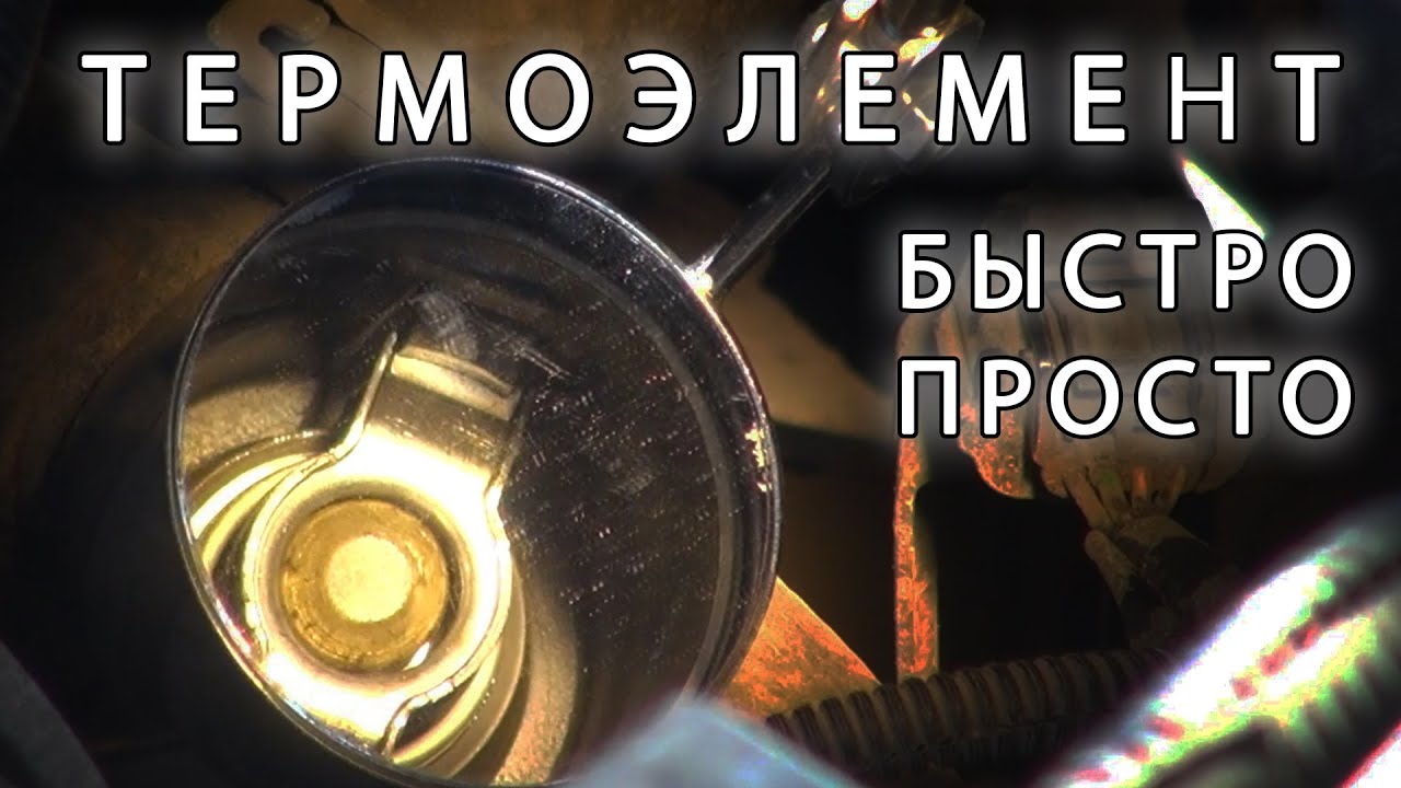 Веста. Термостат. Замена термоэлемента. Простой способ.