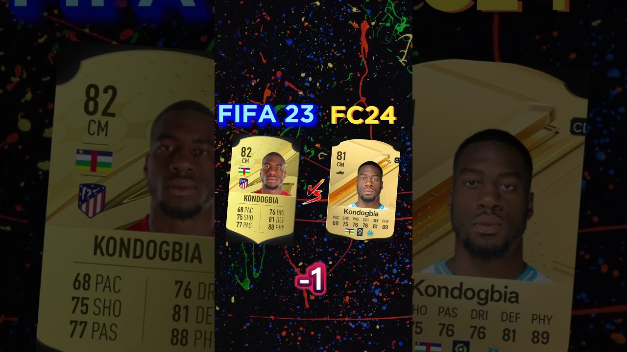 FIFA 23 vs Fc24 - &eacute;volution players OM #om #fifa23