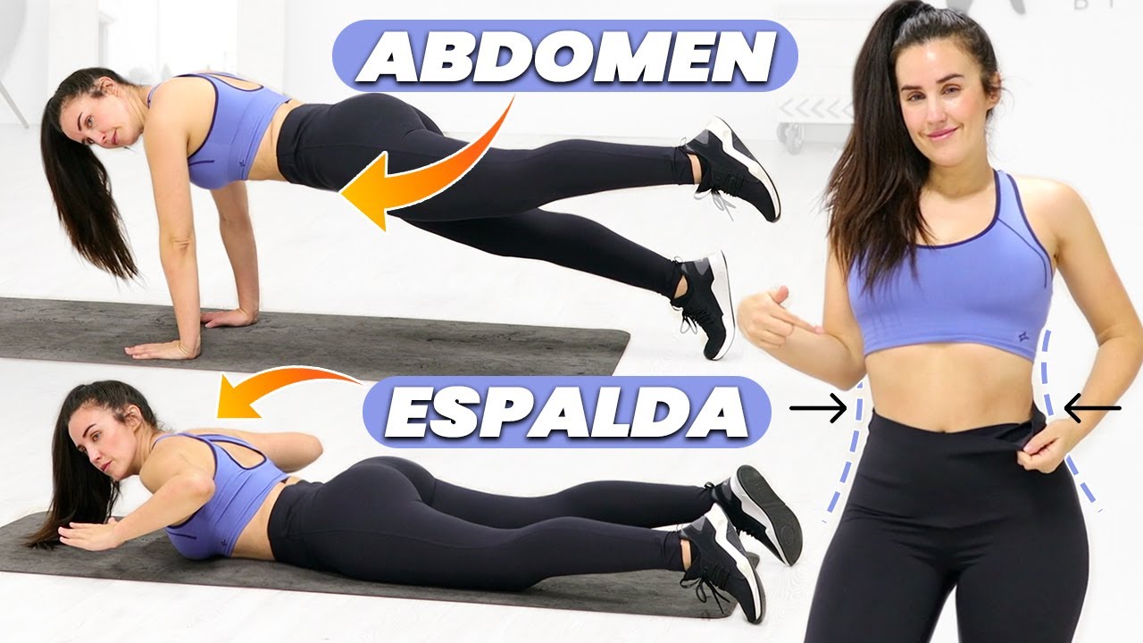 ADIÓS CINTURA ANCHA y ROLLITOS DE ESPALDA 🔥 15 Minutos (Sin Saltos)