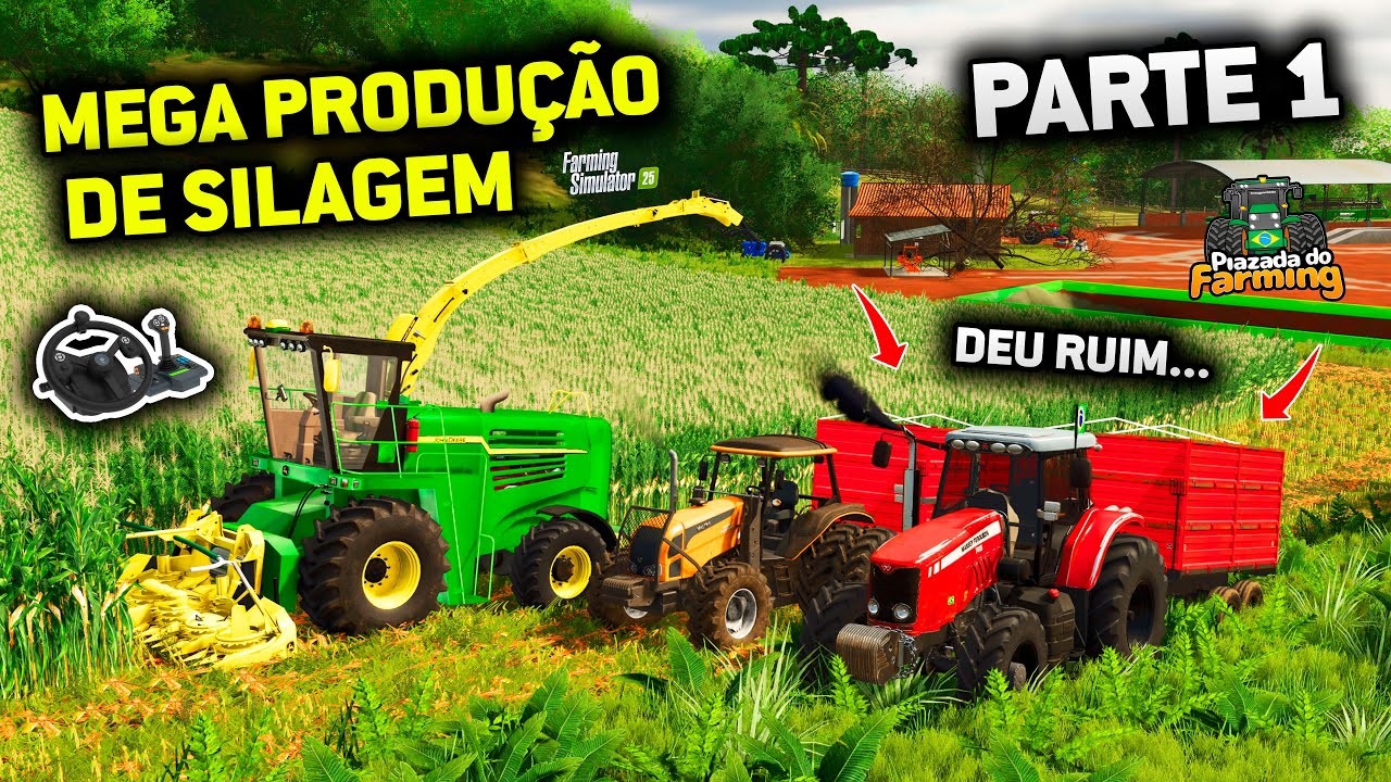 MEGA PRODUÇÃO DE SILAGEM - FARMING SIMULATOR 25 - EP 31 (EM BUSCA DO SUCESSO T2)