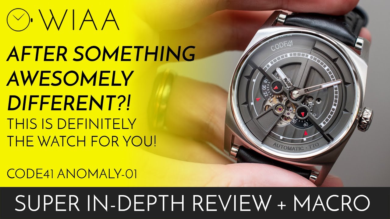 An awesomely different & top quality watch! Code41 Anomaly-01 Watch Review
