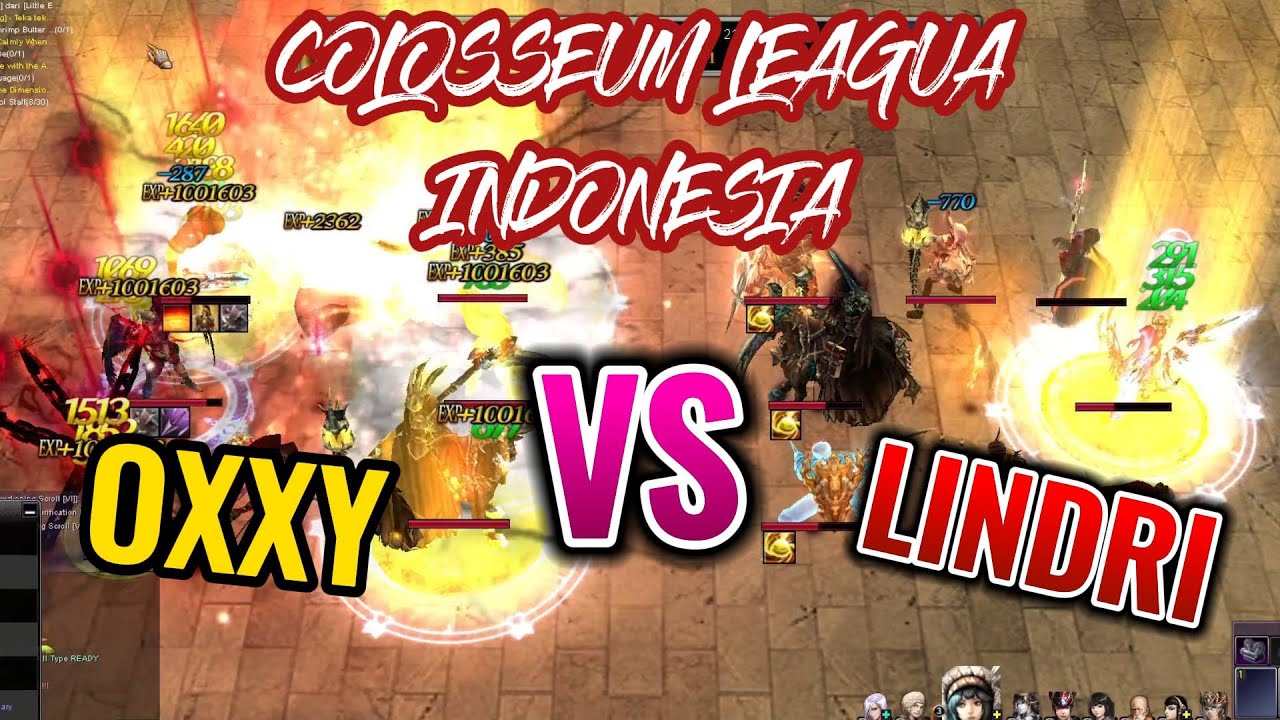 COLOSSEUM LEAGUE OXXY VS LINDRI ATLANTICA RISING INDONESIA SERVER PANGE