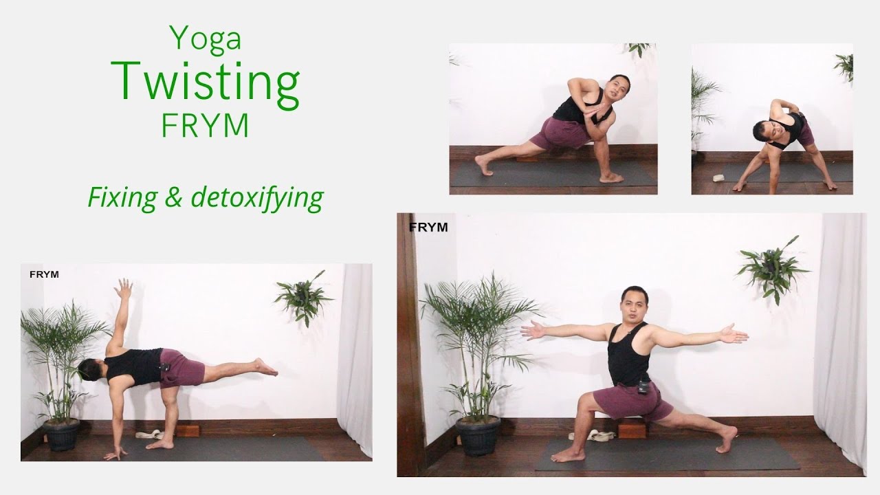 Kelas yoga all level dengan tema twisting yang bagus untuk postur & detox tubuh