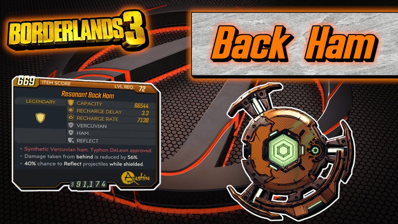 Legendary Item Guide | Back Ham | [Borderlands 3]