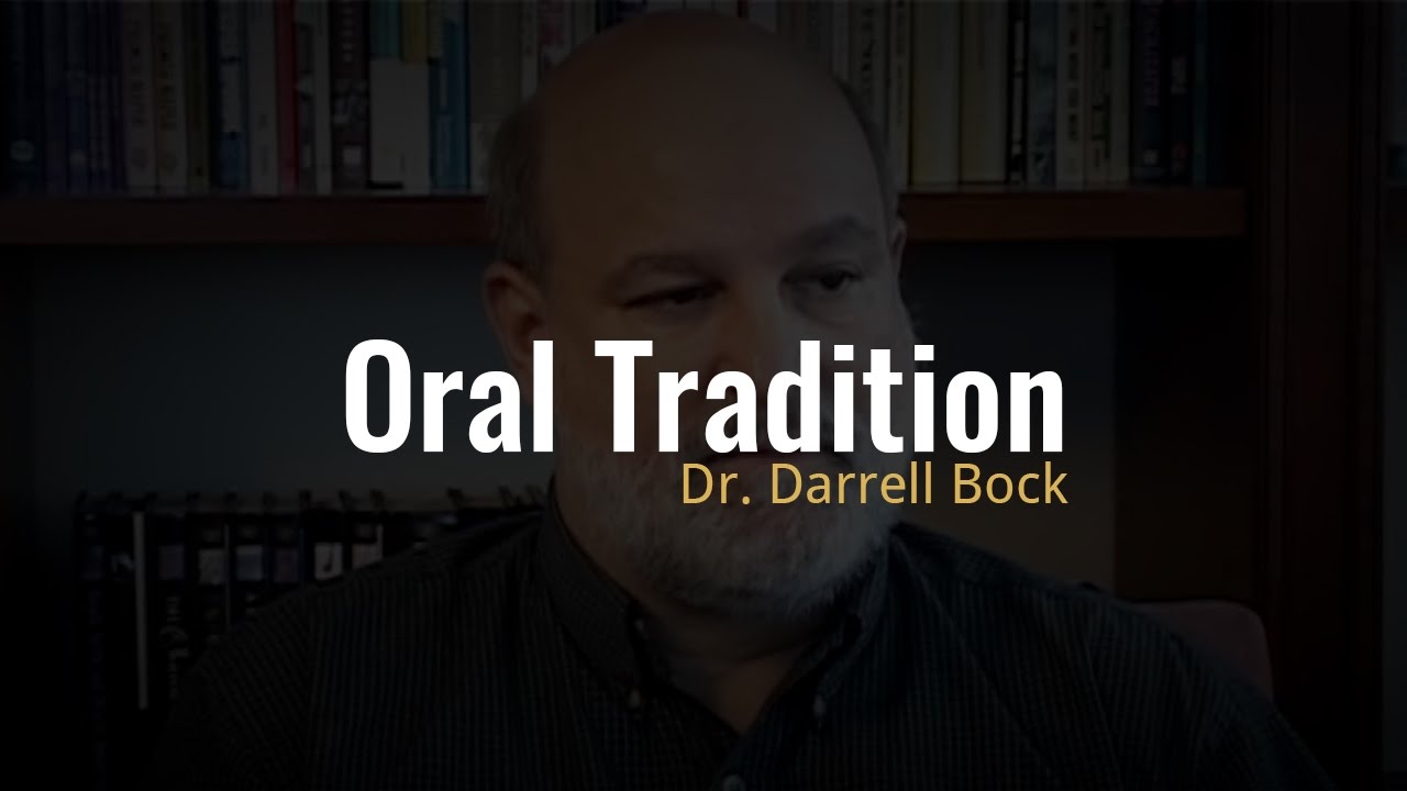 The issue of oral tradition.