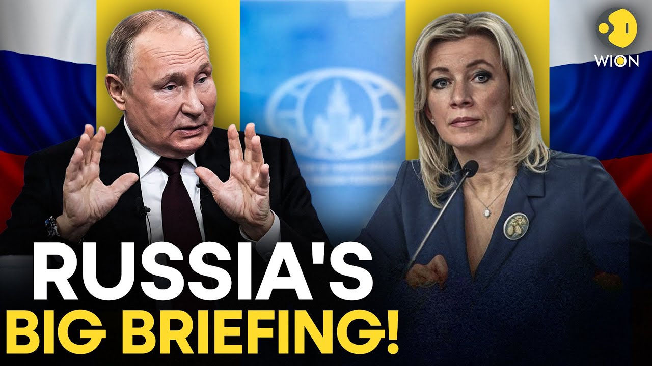 Russia Briefing LIVE: Maria Zakharova’s Big Statement From Moscow, Holds Weekly Briefing | WION