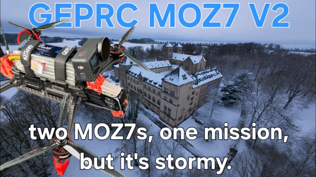 FPV Drone Long Range Flight - GEPRC MOZ7 V2 - DJI O4 PRO - The adverse weather conditions were harsh