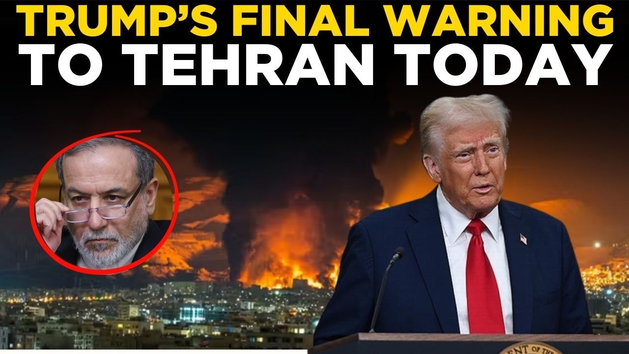 LIVE: Trump&rsquo;s Major Iran War Statement | Final Warning to Tehran | Global Tensions Spike
