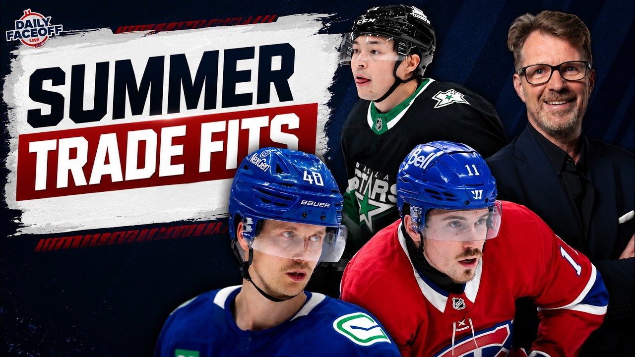 NHL Trade Matchmaker: Best Fits for Dylan Larkin, Elias Pettersson & Jason Robertson & More