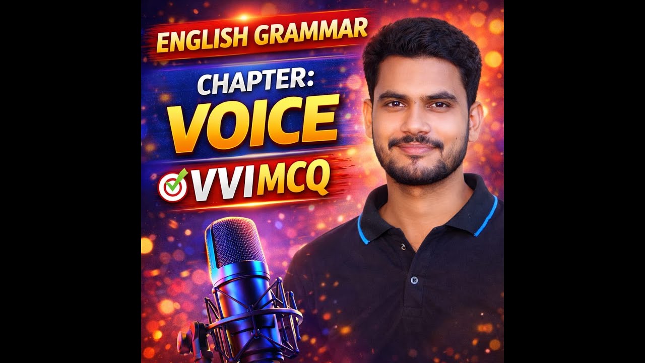 English Grammar Active and Passive Voice – V.V.I MCQ (Class 10 / 12)