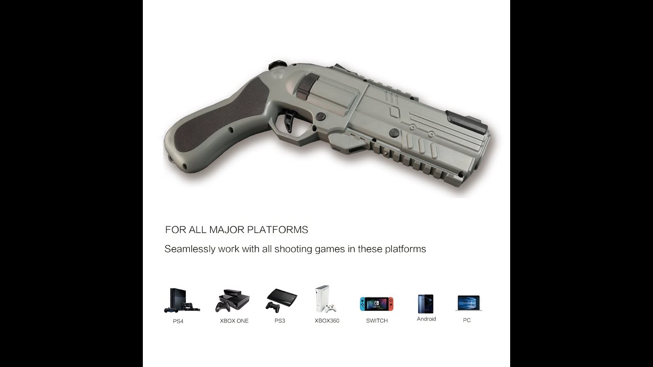 X-Rover Desert Wolf J8II Game Gun Controller for all  major Game Platforms such Xbox One PS4 SWITCH