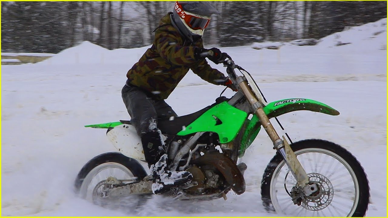 Взорвал свой двухтактный KX250 с первой поездки