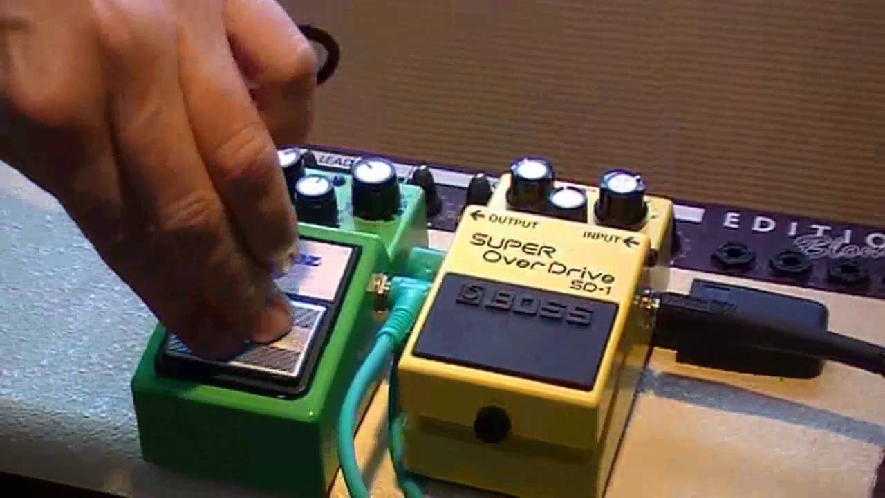 Boss SD1 vs Ibanez TS9 Keeley mod plus